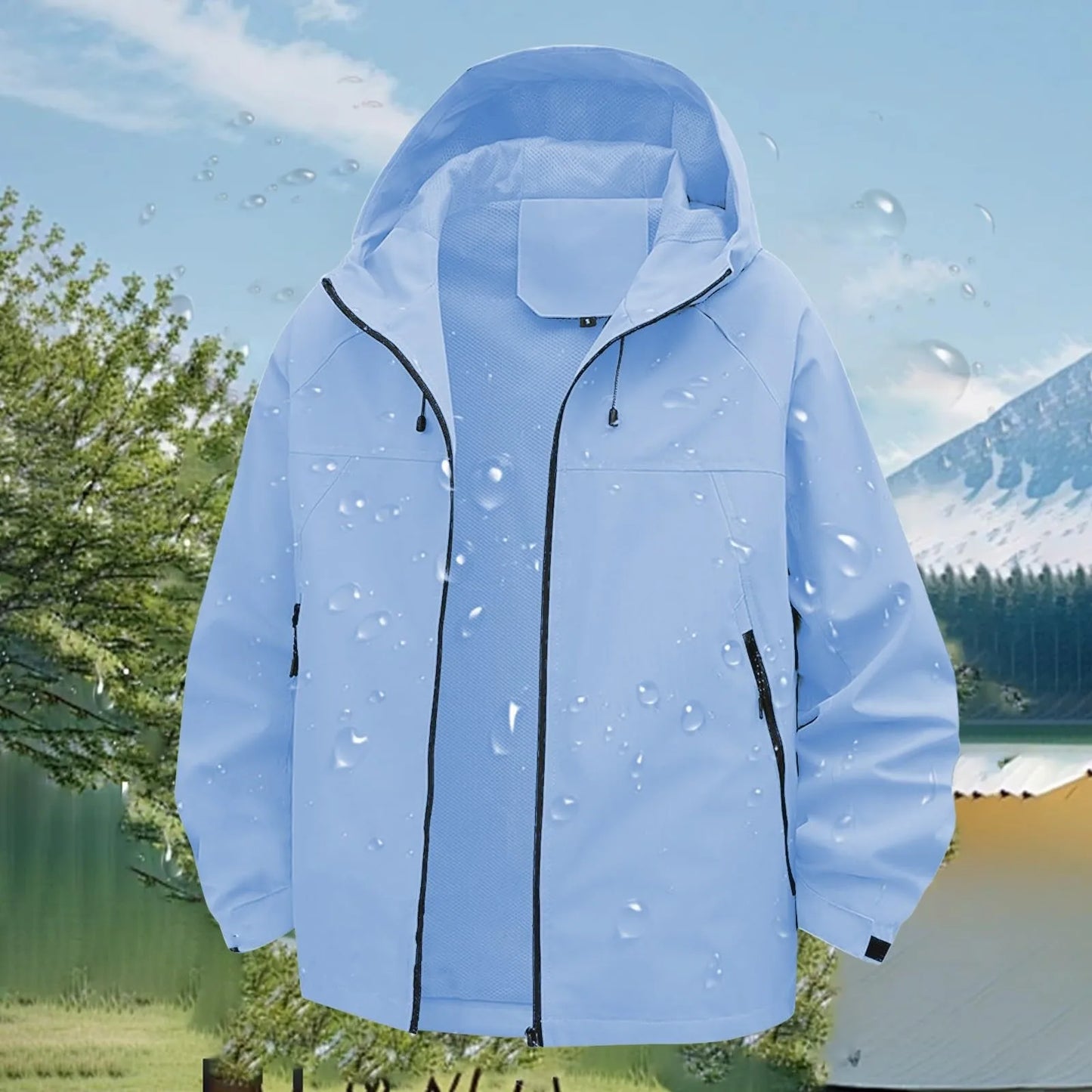 Women'S Solid Color Long Sleeved Hooded Outdoor Suit Windproof And Thin Jacket Spring Autumn Women Solid Color Sweatshirt Coat