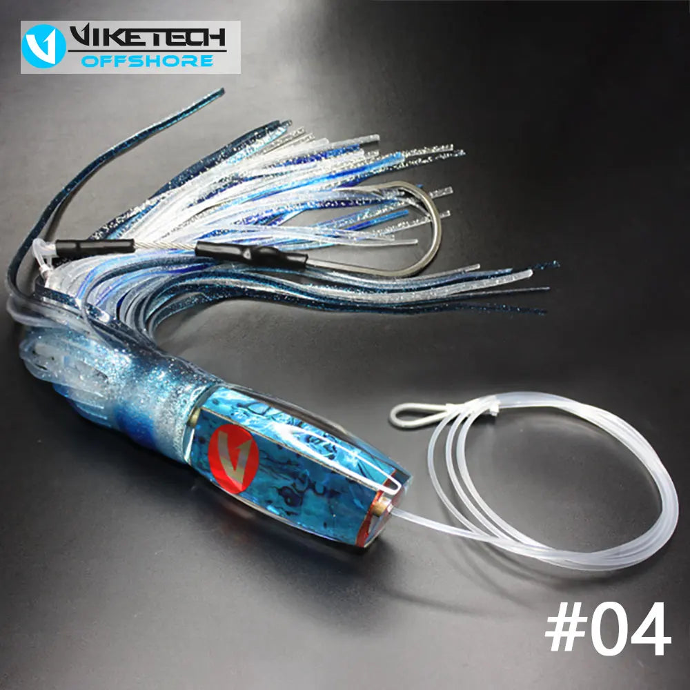 NEW Resin Saltwater Fishing Trolling Lures Big Game Lure 12.8" 9.6oz