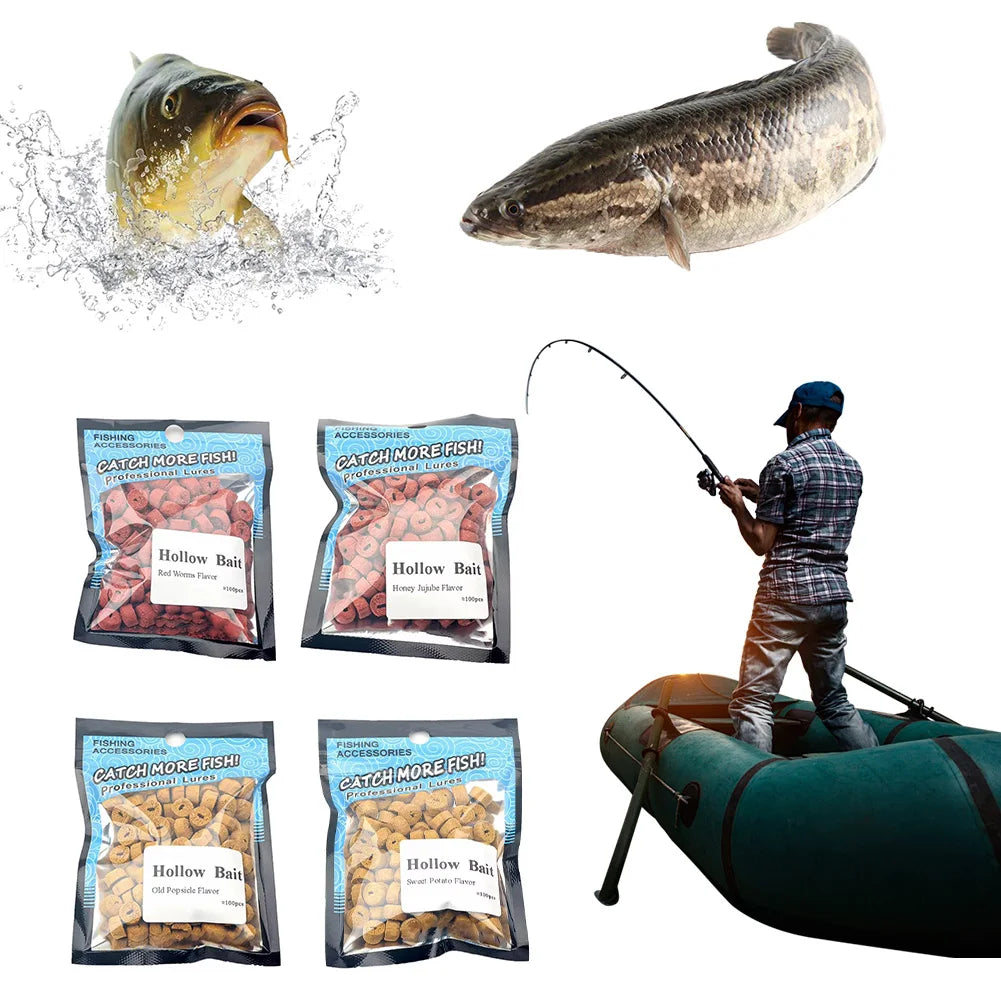 Hollow Carp Fishing Bait Simple And Easy To Fish Hook Up Baits Grass Carp Bait Fishing Accessories Universal Baits For Fish