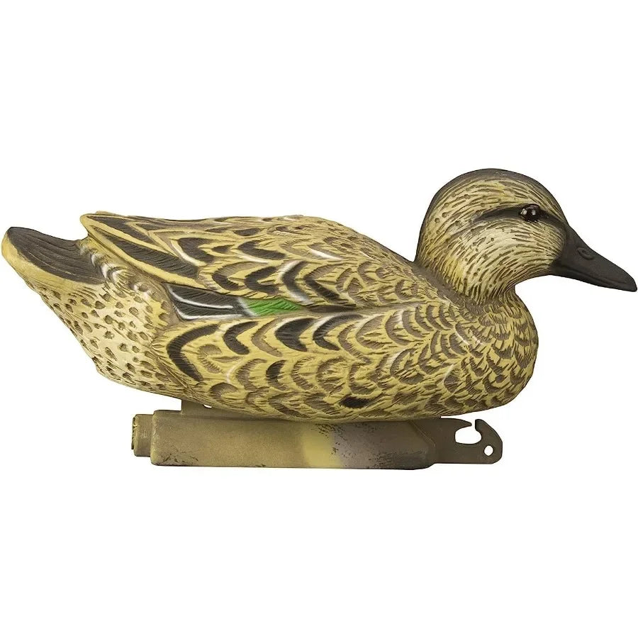 Higdon Outdoors Standard Green Wing Teal Duck Decoys Foam-Filled