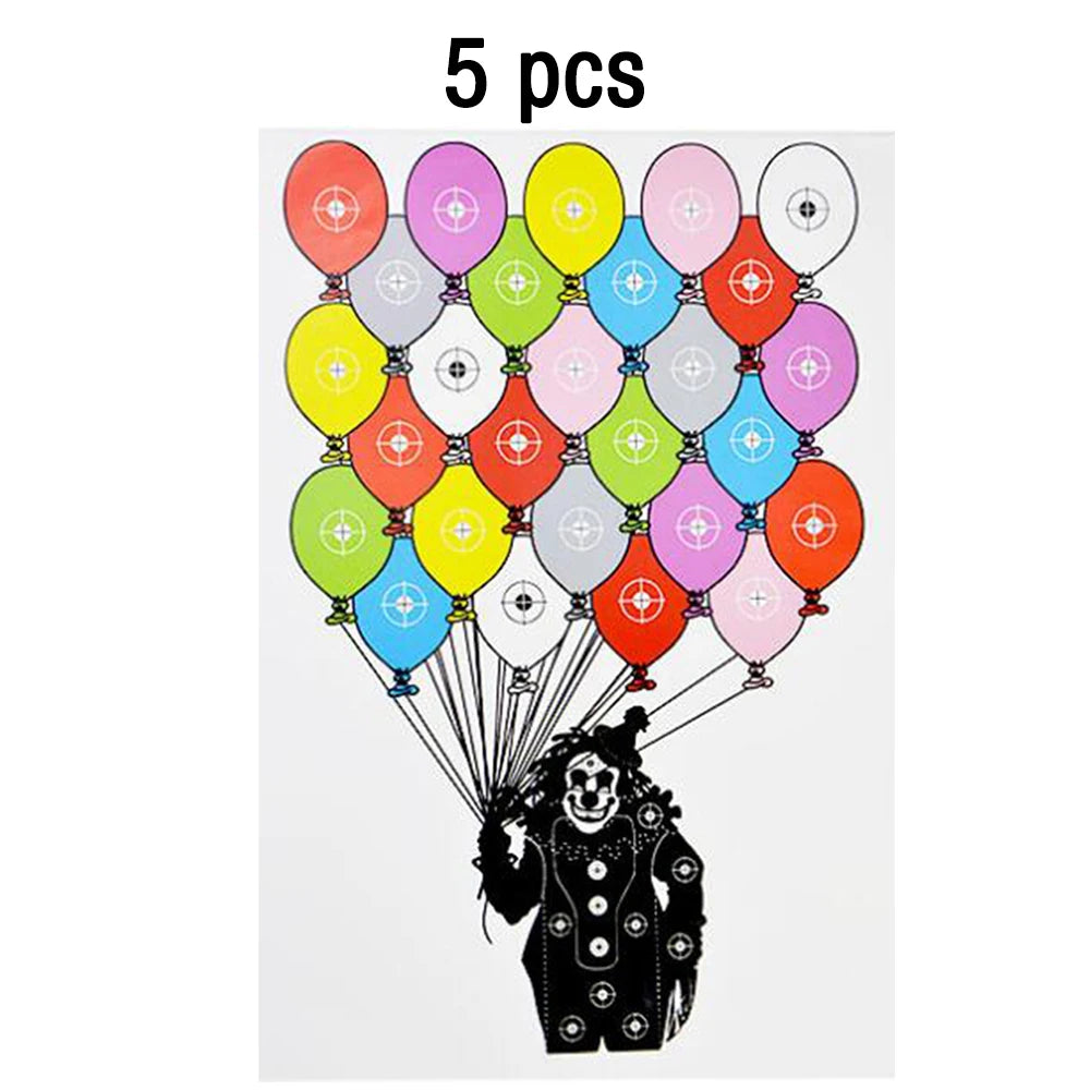 5/10/20pcs Shooting Targets 12 x 17" Paper Shooting Targets Skeleton Zombie Targets for Pistol Shooting Airsoft Bow Arrow Pellet