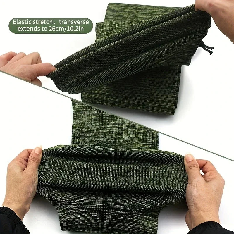 Silicone Treated Gun Sock Polyester Rifle Shooting Fishing Rod Protection Cover Bag Case Hunting Sleeve