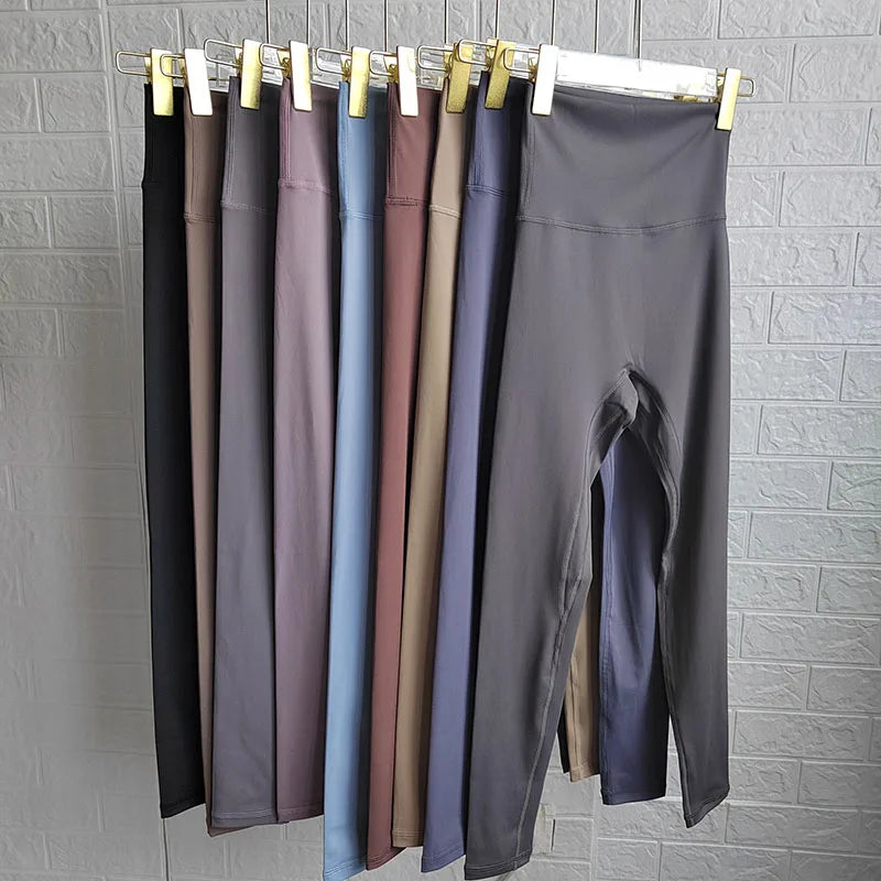 High Waist Naked Feeling Leggings Women Fitness Running Yoga Leggings Pants Gym Tight Leggings Comfortable Workout Leggings