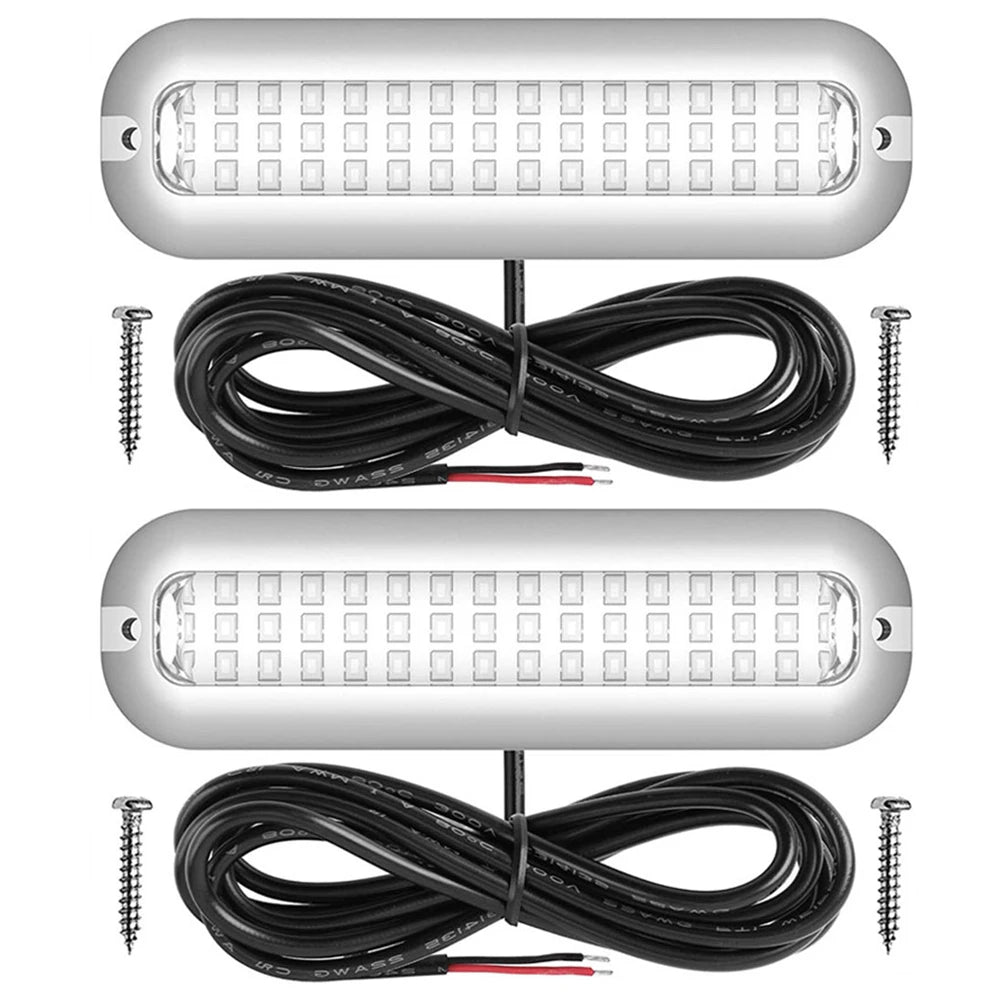 1/2Pcs 42LED Yacht Underwater Light Stainless Steel Marine Navigation Light IP68 Waterproof Marine Boat Lamp Yacht Accessories