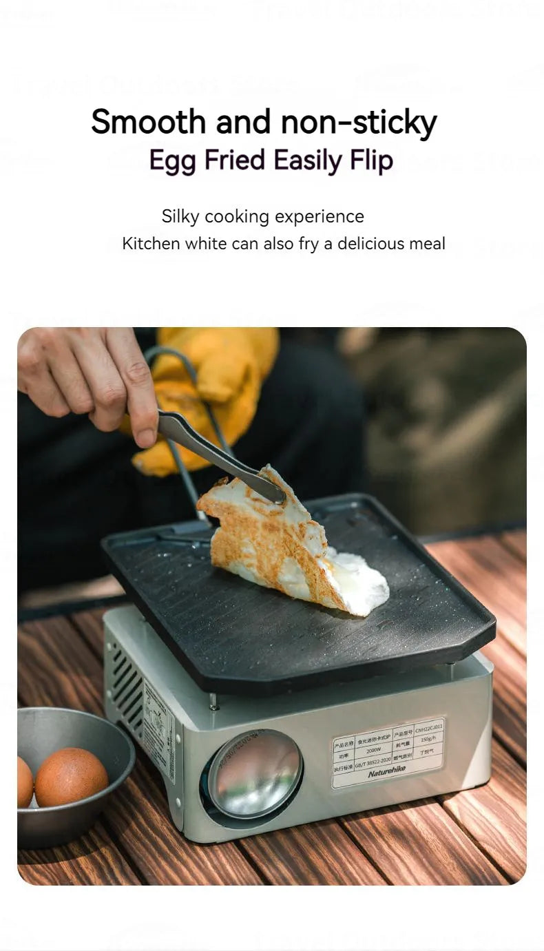 Naturehike Non-stick Frying Pan Aluminum Outdoor Picnic Ultralight Camping Portable Cookware Camping Supplies Cool Camping Gear