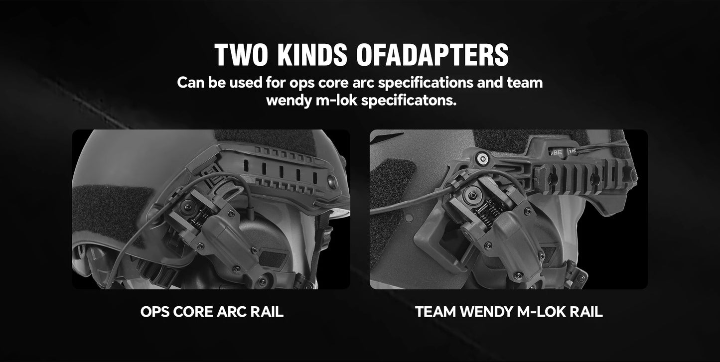 Army Shooting Earmuffs Tactical Hunting Headset Electronic Hearing Protector Active Noise Reduction Sound Pickup Headphone