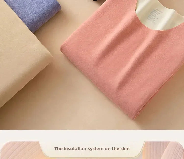 Women's Thermal Underwear Set First Base Layer Long Johns Fleece Lined Undershirt for Winter Cold Weather Thermal Clothing