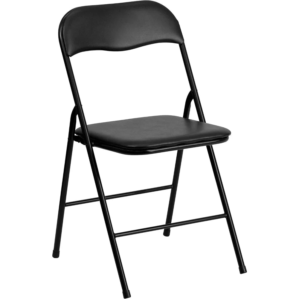 5-Piece Multipurpose Folding Card Table and Chairs Set for 4 Players, Padded Top Portable Square Folding Table