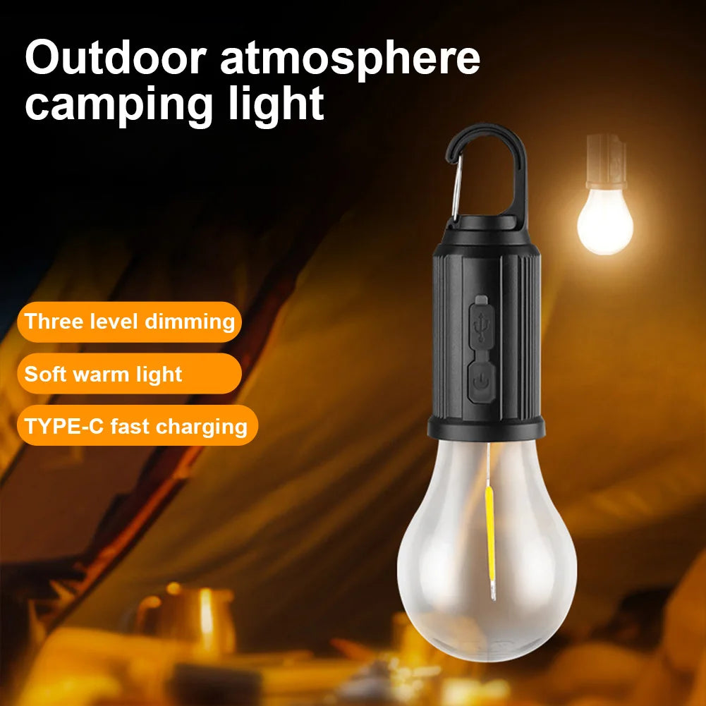 2-5PCS Solar Powered LED Lighting Lantern USB Charging Outdoor Tent Light Waterproof BBQ Atmosphere Light for Outdoor Camping