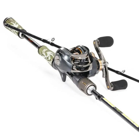 Fishing Rod and Reel Combos for Spinning and Casting Fishing 30Ton+24Ton HighPerformance Graphite 2Piece Fishing