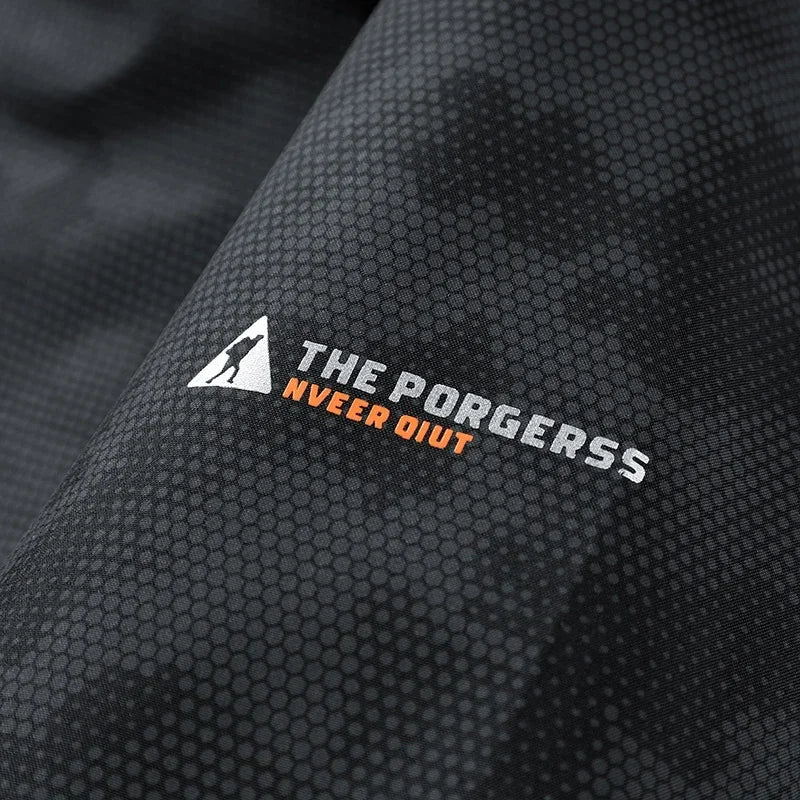 Hooded Hiking Jacket Men Outdoor Bomber Jackets Waterproof Windbreaker 2024 Spring Autumn Sports Casual Cargo Jackets Mens Coats