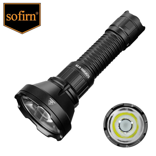 Sofirn SF26 2000lm SFT40 LED 6000K Tactical Flashlight Type-C Rechargeable Protable Powerful 21700 Torch Camping EDC Flashlight