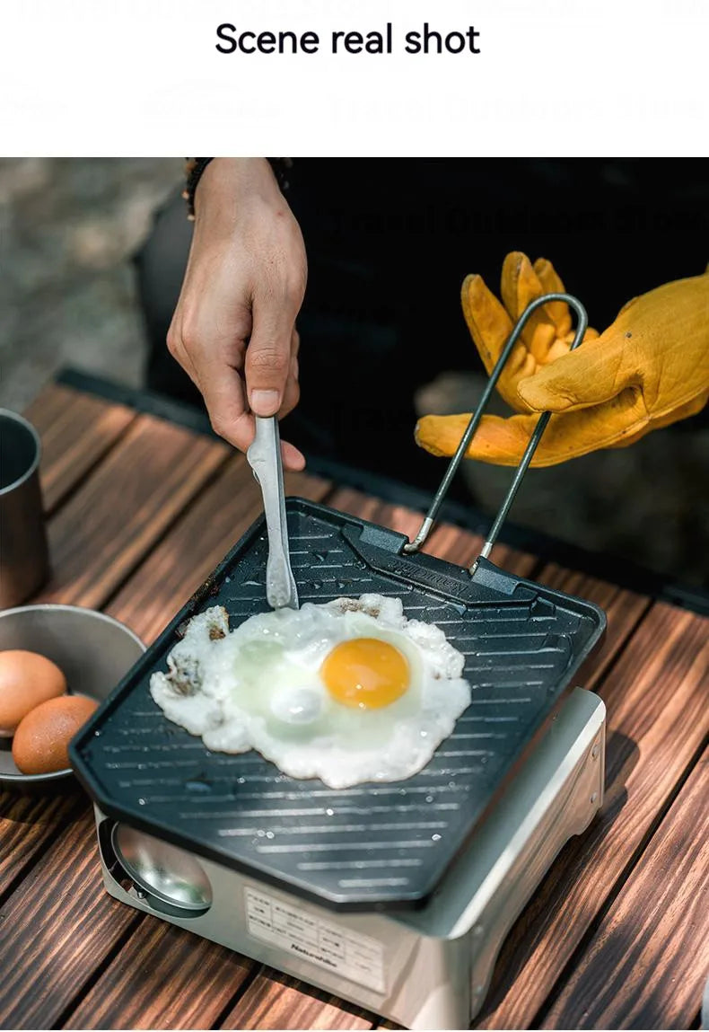 Naturehike Non-stick Frying Pan Aluminum Outdoor Picnic Ultralight Camping Portable Cookware Camping Supplies Cool Camping Gear