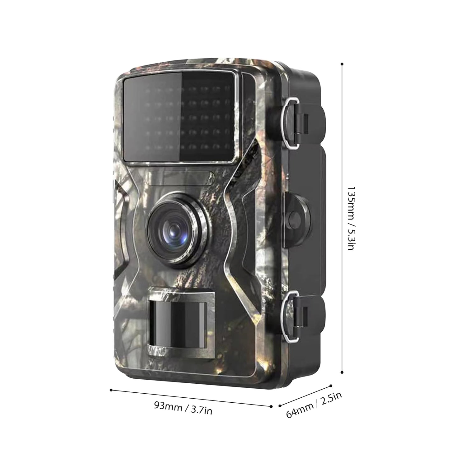 Wildlife camera 1080P Hunting Camera 2.0in LCD 16MP Infrared Night Vision Mobile Monitoring IP66 Waterproof Trail Camera