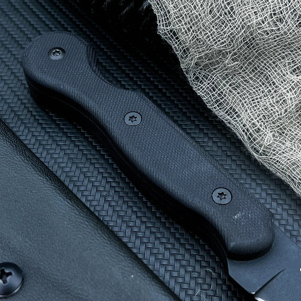 Tactical Outdoor Camping Hunting Self Defense Straight Knife High Hardness Wilderness Survival Utility Knife Tactical EDC Knife