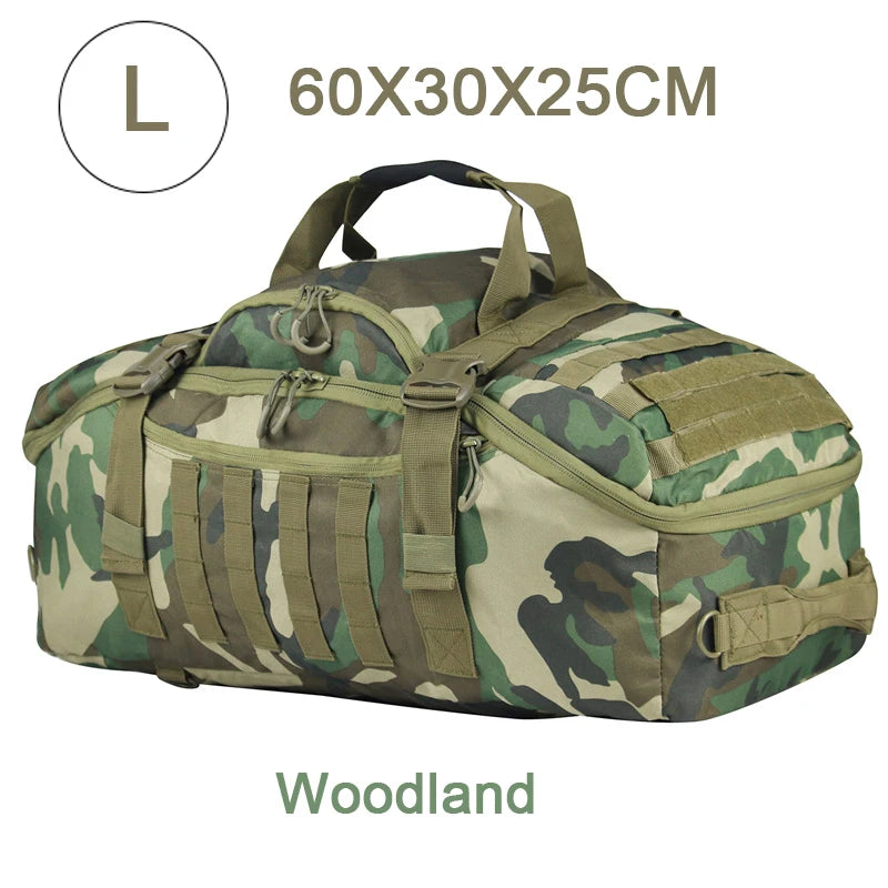 LQARMY 30L 50L 80L Outdoor Mountaineering Bag Molle Tactical Backpack Large Duffel Bag Hiking Camping Travel Bags