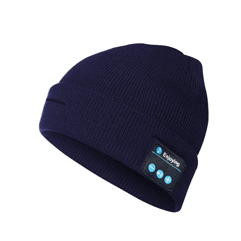 Bluetooth Music Hat Winter Warm Running Sports Hat For Men And Women Soft Windproof Hat For Hiking Fitness Cycling Running Yoga