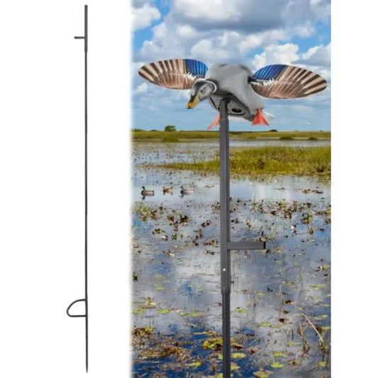 11.3ft Outdoors Ducks Decoy Extension PoleHunting Works with Spinning Wing Decoys Ducks Hunting Accessories Duck Decoys are not