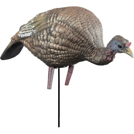 Higdon Outdoors Hard Body Hen Turkey Decoy Light Weight and Durable Full Body Decoy for Turkey Hunting Convenient Carry Bag and