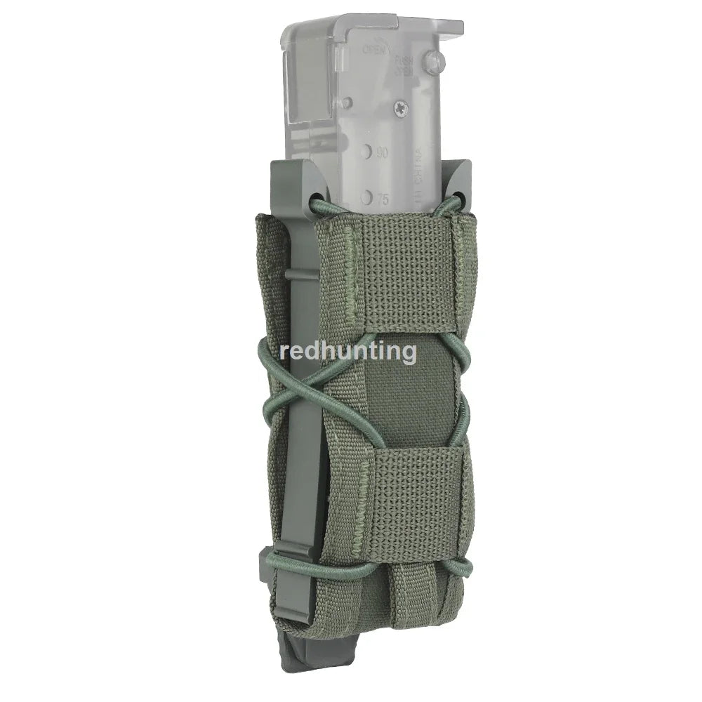 9mm Magazine Pouch Tactical Molle Triple Magazine Pouch Double-Layer Mag Pouches Universal Cartridge Holder for Hunting CS Vest