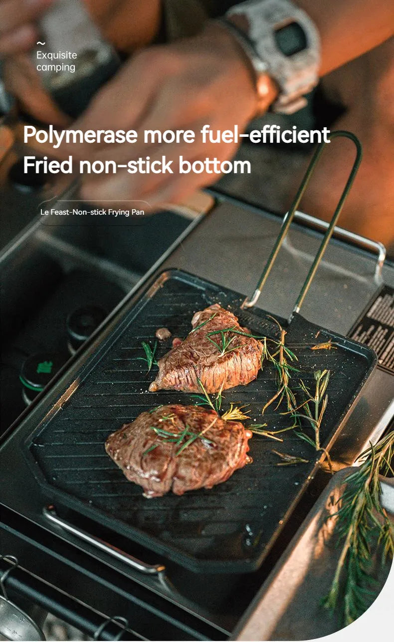 Naturehike Non-stick Frying Pan Aluminum Outdoor Picnic Ultralight Camping Portable Cookware Camping Supplies Cool Camping Gear