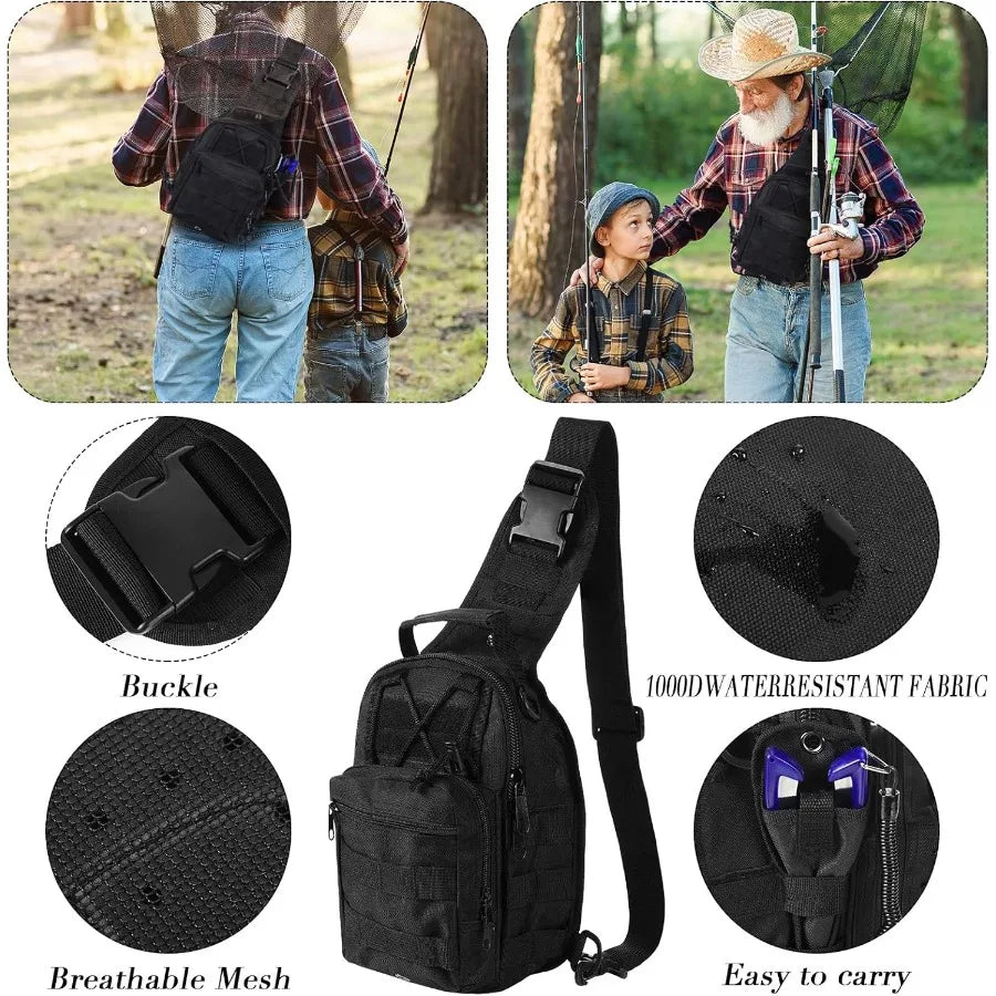 482 Pcs Fishing Gear Equipment Kit Backpack and Tackle Box with Tackle Included Lures Hooks Sinkers Tools Accessories Kit for O