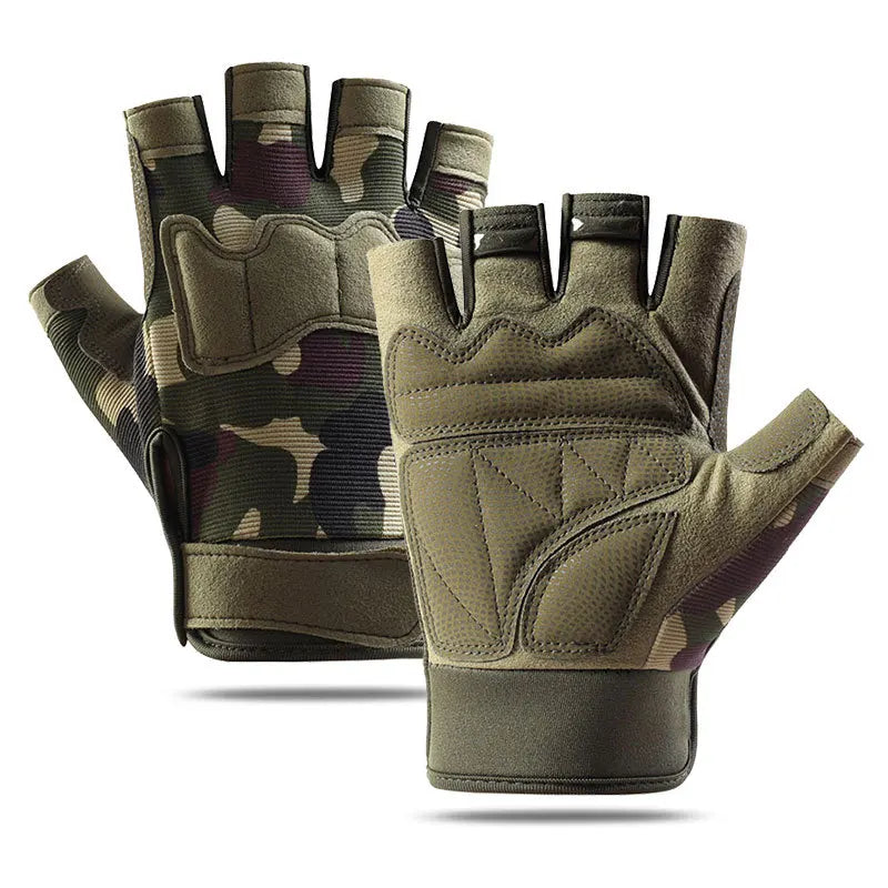 Outdoor Tactical Gloves for Men And Women Half Finger Motorcycle Military Combat Shooting Hunting Fitness Gloves