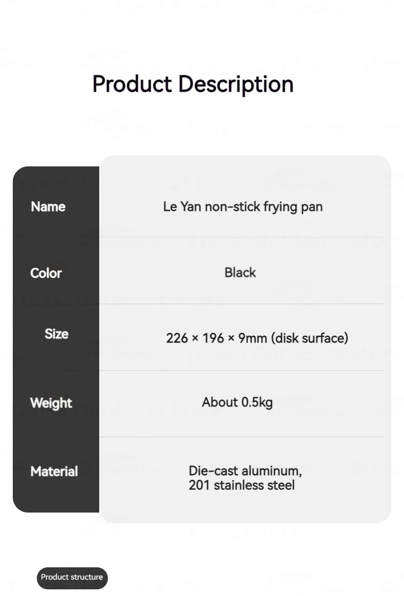 Naturehike Non-stick Frying Pan Aluminum Outdoor Picnic Ultralight Camping Portable Cookware Camping Supplies Cool Camping Gear