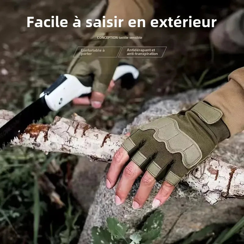 Outdoor Tactical Gloves for Men And Women Half Finger Motorcycle Military Combat Shooting Hunting Fitness Gloves