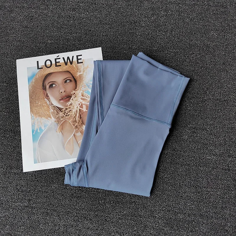 High Waist Naked Feeling Leggings Women Fitness Running Yoga Leggings Pants Gym Tight Leggings Comfortable Workout Leggings