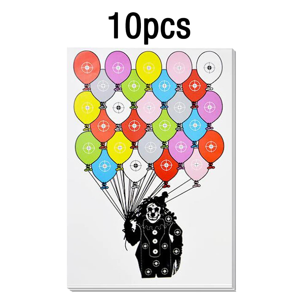 5/10/20pcs Shooting Targets 12 x 17" Paper Shooting Targets Skeleton Zombie Targets for Pistol Shooting Airsoft Bow Arrow Pellet